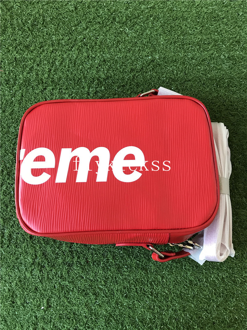 LVS Supreme Red Shoulder Bag